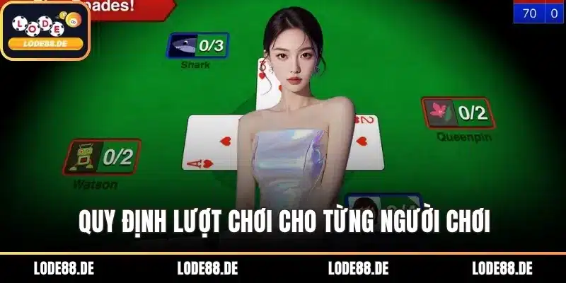 Quy định lượt chơi cho từng người chơi